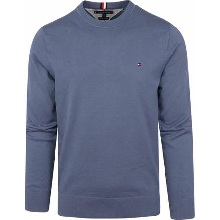 Tommy Hilfiger, Tommy Hilfiger Trui Indigo Blauw 1985 Blauw, Heren, Maat:XL,polyester