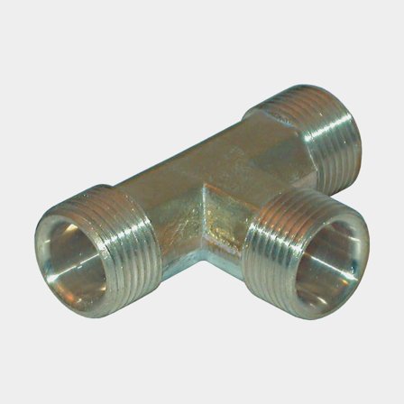 T-rör 3x9/16-24 (3/8" tube)