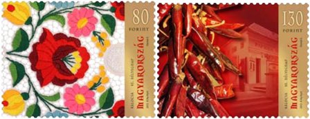 Ungarn - Frimærkets dag - Postfrisk sæt 2v