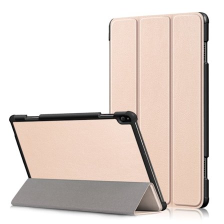 Tri-fold Fodral till Lenovo Tab P10 - Guld