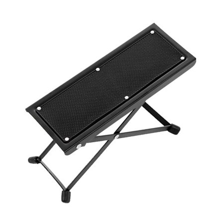 Professionell fotstöd i metall för gitarr, fotpall/stativ för bekväm och bekväm gitarrspel för klassisk, flamenco, akustisk