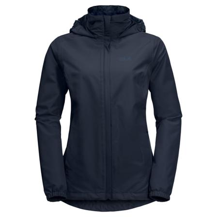 Jack Wolfskin Women's Stormy Point Jacket Women shell jackets Blue S