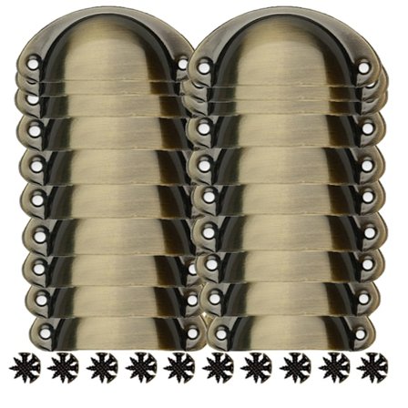 Retro skalhåndtag skab håndtag med skruer børstet møbelhåndtag hardware produkter 20 stk