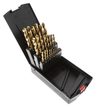 Harlingen 504283 Borsett 25 deler, 1-13 mm, Maskintilbehør & forbruk