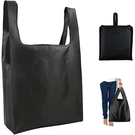 Foldbar Genanvendelig Kraftig Indkøbstaske Vaskbar Stor Kapacitet Tote