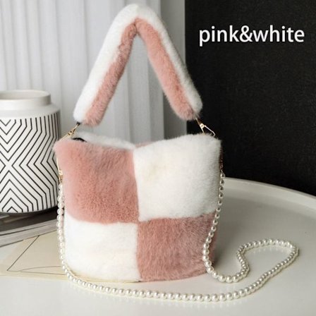 Crossbody Vesker Håndveske ROSA&HVIT ROSA&HVIT