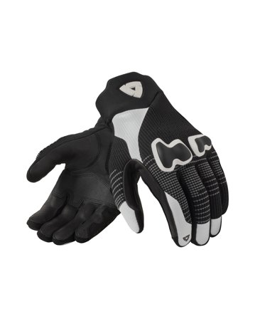 Motorradhandschuhe REV'IT! Kinetic 2 Schwarz/Weiß L