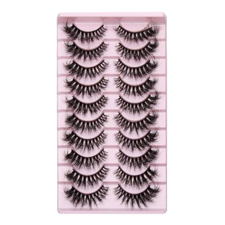 10 Par Falske Vipper Katteøjne Vipper