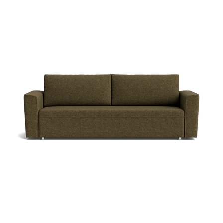 Izola 3 personers sovesofa, opbevaring - Modesto Mørkegrøn - 242x97x88 - Sofa, sovesofa