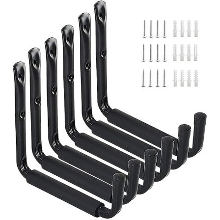 Kraftig Kæmpe Garageopbevaringskrog Med Eva Beskyttelse Vægmontering Surfbræt Stige Kajak Stige Værktøj Cykel Jeep Dør Hænger