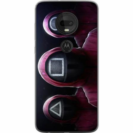 Motorola Moto G7 Mjukt Skal - Squid Game