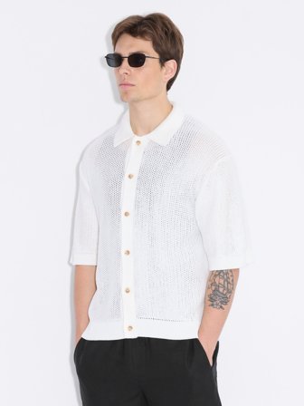 Holzweiler - Elio Shirt - White - Mens - Large