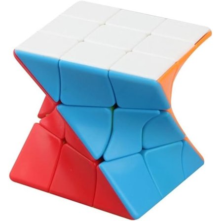 Rubiks terning 3X3 puslespil Farverig Rubiks terning Twist puslespil Rubik'