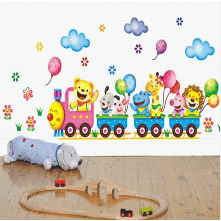 Tåg - Väggdekor Wall stickers Wallie
