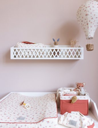 Cam Cam Copenhagen Changing Cushion - Ocs - Blueberries - Pink - ONE SIZE