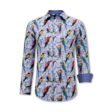Gentile Bellini Casual Shirts blå, Herr, Herr, Storlek: M