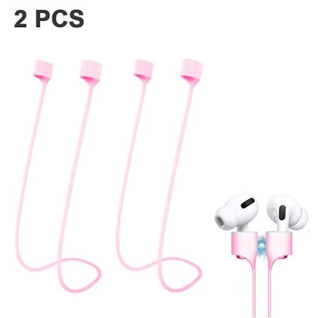 2 par Airpods-band, kompatibla med AirPods, rosa band