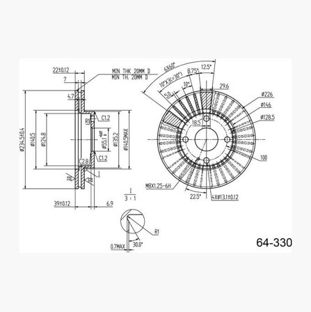 Biltema - BREMSESKIVE
