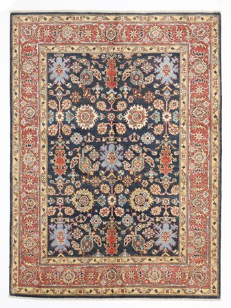 Hand Knotted Kazak Fine Rug 150X197 Brown/Black