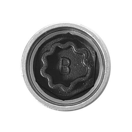 Tyverisikret hjulmøtrik topnøgle 802/B 17 mm til Audi A6 A3 A4 A5 TT, fra DEBUNS