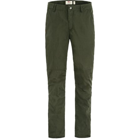 Fjällräven Övik Jeans 44 - Miehet - Deep Forest/Vihreä - Ulkoiluhousut