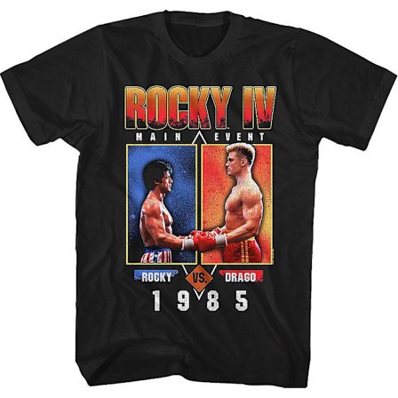 1985 Main Event Rocky vs Drago Rocky IV T-shirt