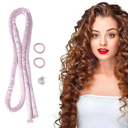 Heatless Curling Rod No Heat Silk Curls Ribbon Heatless Wave Rod Headband Lazy Curls Sleeping Soft Curling Hair Styling Tool