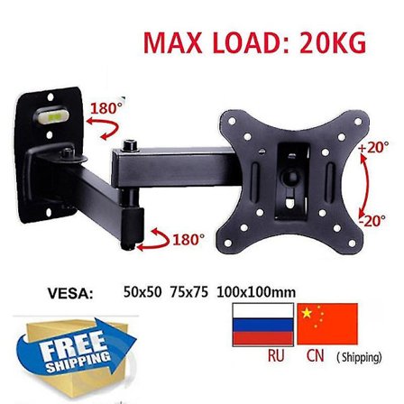 Lcd-111 Lcd-112 10-24 30-70 Svingbar Full Motion TV-feste