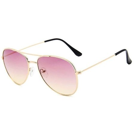 Pilot Solbriller Dame Gull Rosa Tonet Gull {DB}