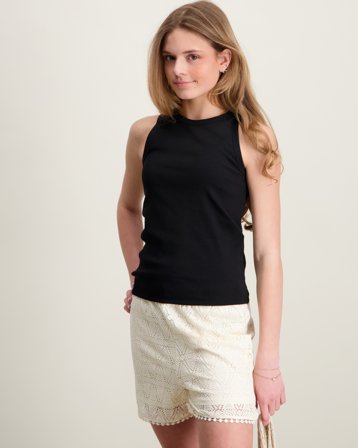 Kids ONLY KOGJILL LIFE S/L TANK TOP JRS Svart Topper/Bluser Jente - Kids Brand Store