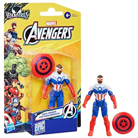 Marvel Avengers Figur 10cm Anti-Venom Captain America
