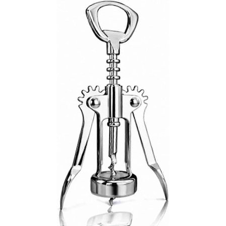 Vinflaskaöppnare med påskruvbar korkskruv - Premiumtillbehör för att ta bort korkar - Hållbart och stilfullt verktyg för korkborttagning