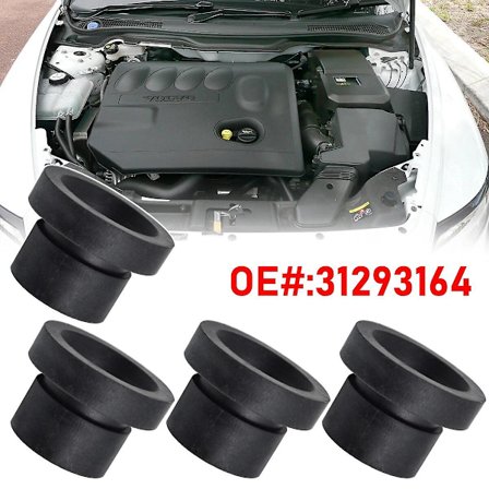 4x Kumimoottorin Peite Grommet Pufferpidike Pussinsulkija Pad 31293164 Volvo C30 S40 V50 C70 V70 S80 2.0 Tdci Dieselmoottori Fn9u2612