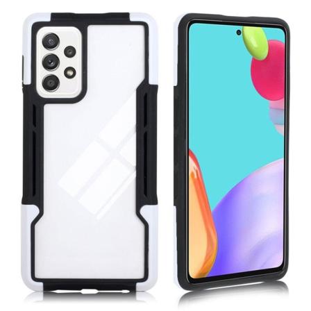 Shockproof Protection Cover til Samsung Galaxy A52 5g - Sort / Hvid White