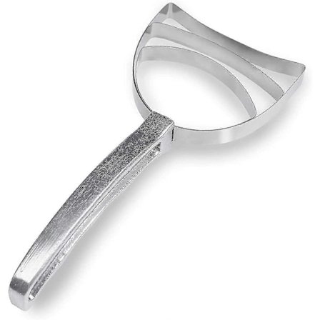 Profesjonell Firkantet Beinrestskrape i Rustfritt Stål - Kjøkkenutstyr for Catering, Firkantet Beinrestfjerner (1 Pakke) Banmo