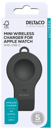 Deltaco trådløs ladepute - 2 watt