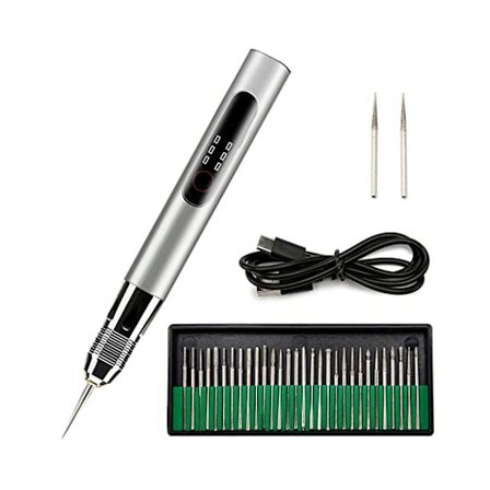 Elektrisk Graveringspen, USB Genopladelig Mini Slibepen Polering Neglemaskine Trådløs Gravering