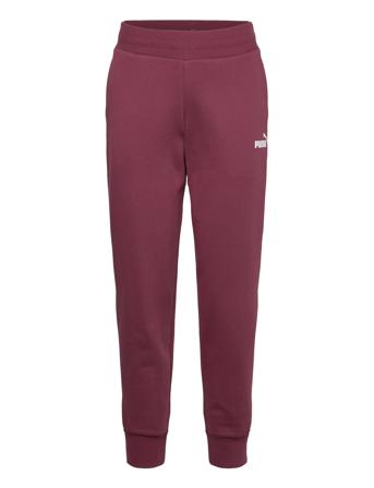 Ess Sweatpants Fl Cl Joggebukser Pysjbukser Burgunder PUMA*Betinget Tilbud