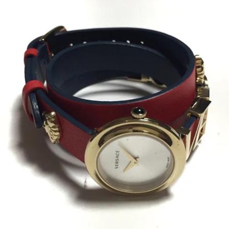 Versace Pre-owned, Pre-owned Stainless Steel watches Rood, Dames, Maat:ONE Size