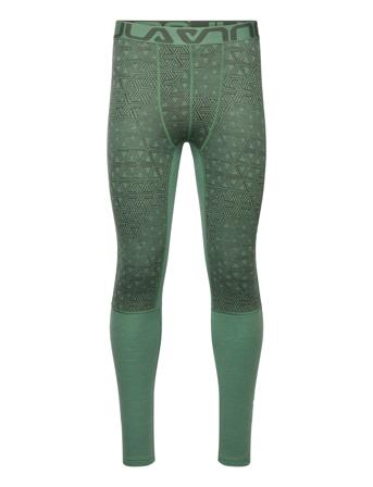 Geo Merino Wool Pants Base Layer Bottoms Grønn Bula*Betinget Tilbud