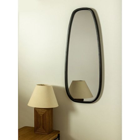 Maya spejl sort 50x120 cm