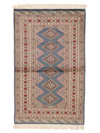 95X153 Tappeto Pakistan Bukara 2Ply Orientale Marrone/Grigio Scuro (Lana, Pakistan) Carpetvista