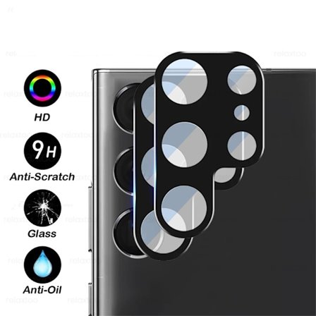 2-Pack Samsung Galaxy S24 Ultra 2.5D Kameralinsskydd 0,2mm