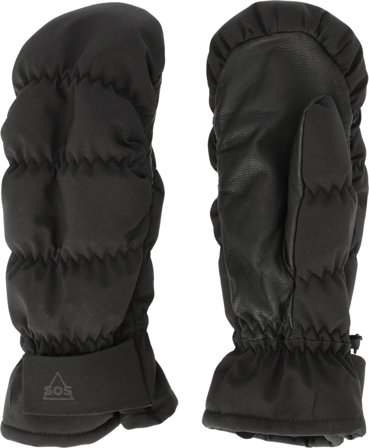 SOS Alberta Mitten Black
