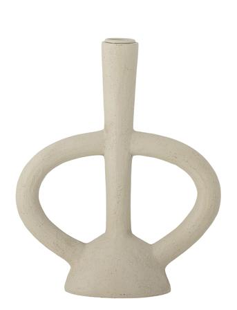 Ramina Candlestick Home Decoration Candlesticks & Lanterns Candlesticks Beige Bloomingville