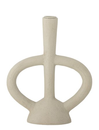 Bloomingville Ramina Candlestick - Beige - ONE SIZE