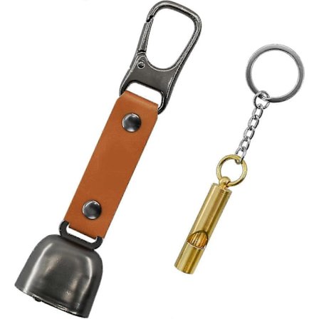 Karhunkellot hätäpillillä karhun karkottamiseen, kovat kellot karhun karkotuslaitteet magneettisella vaimentimella karhun pelottamiseen ulkona, karhun