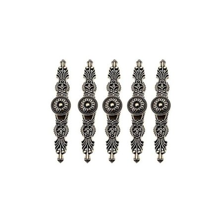 5 kappaleen sarja kaapin vetimiä vintage retro tyyliin huonekalun nuppi pronssi väri vanhoihin retro huonekaluihin kirjahylly lipasto kaappi laatikko 