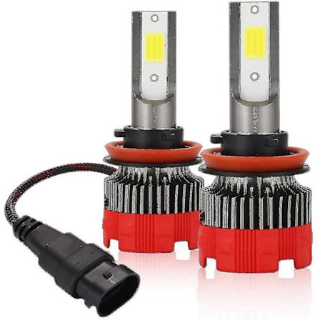 H11 LED Forlygtepærer 6000k H8 Hi/low Beam 55w 8000 Lumens Sæt