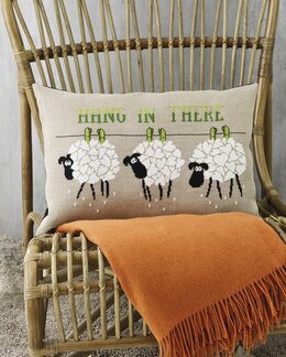 Stickpackung Kissen Hang in there